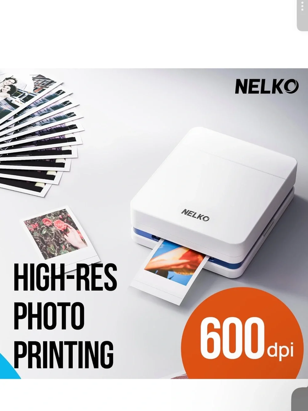 Photo printer PP01 color mini portable printer instant smartphone injekt printer